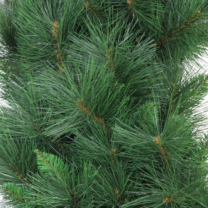 Couronne de Noël artificielle pin blanc 48 pouces non éclairée