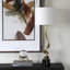 Lampe en laiton sans fil Uttermost Spiraling