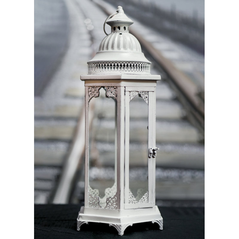 28'' H Glass Tabletop Lantern