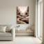 Abstrait, art abstrait sur toile canevas avec couches de terre-553007082