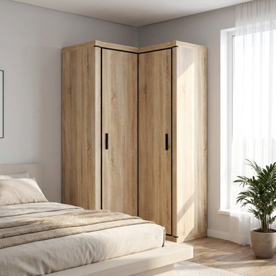 Temma 2 Door Laminate Wardrobe