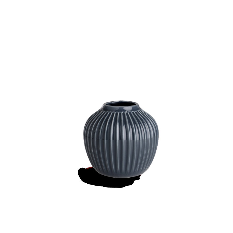 Hammershøi Handmade Table Vase, Antracite Gray
