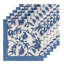 Granada Blue 100% Cotton Square Napkins-1020611906