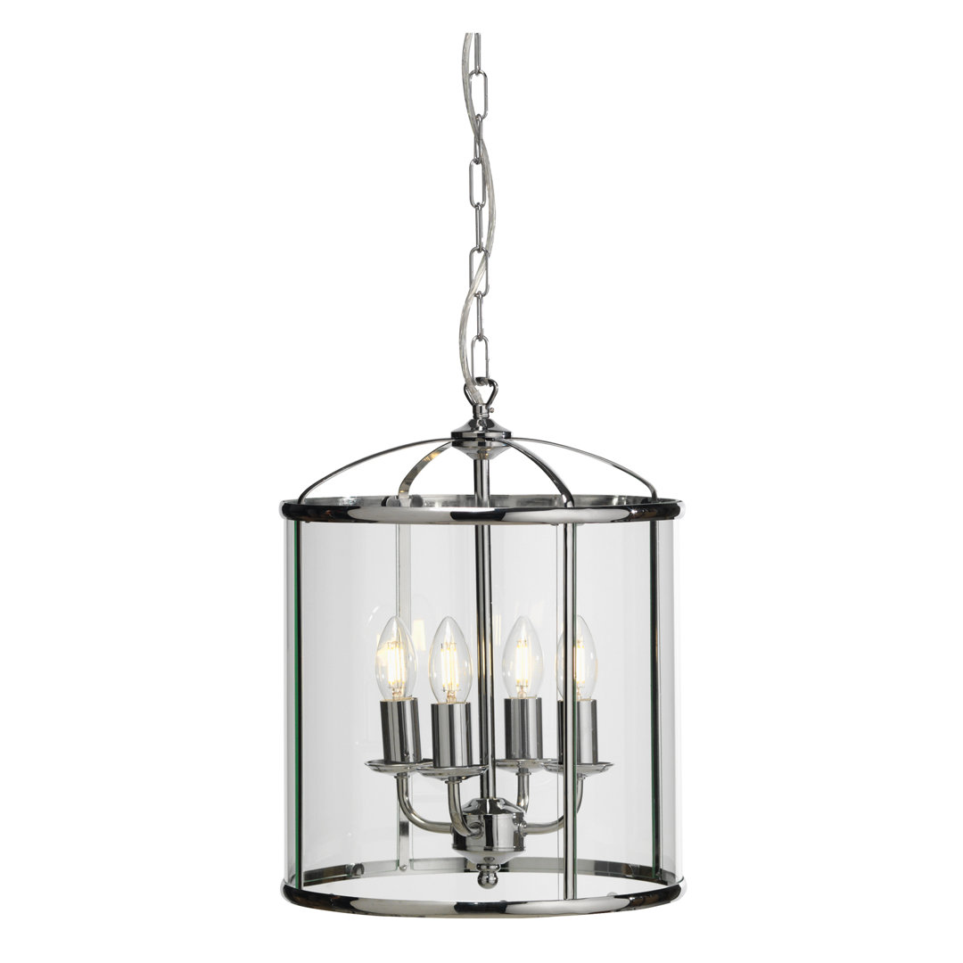 Montauk 4 - Light Chrome Lantern Pendant