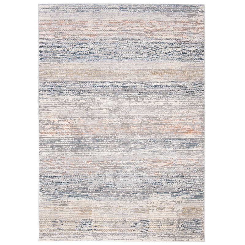 Martha Stewart Performance Abstract Rug, Rectangle 5'3" x 7'6"