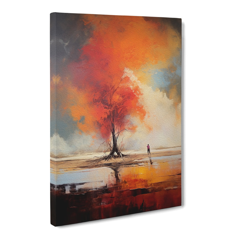 Landscape Gestural No.2 - No Frame Print, 60cm H x 40cm W x 3cm D