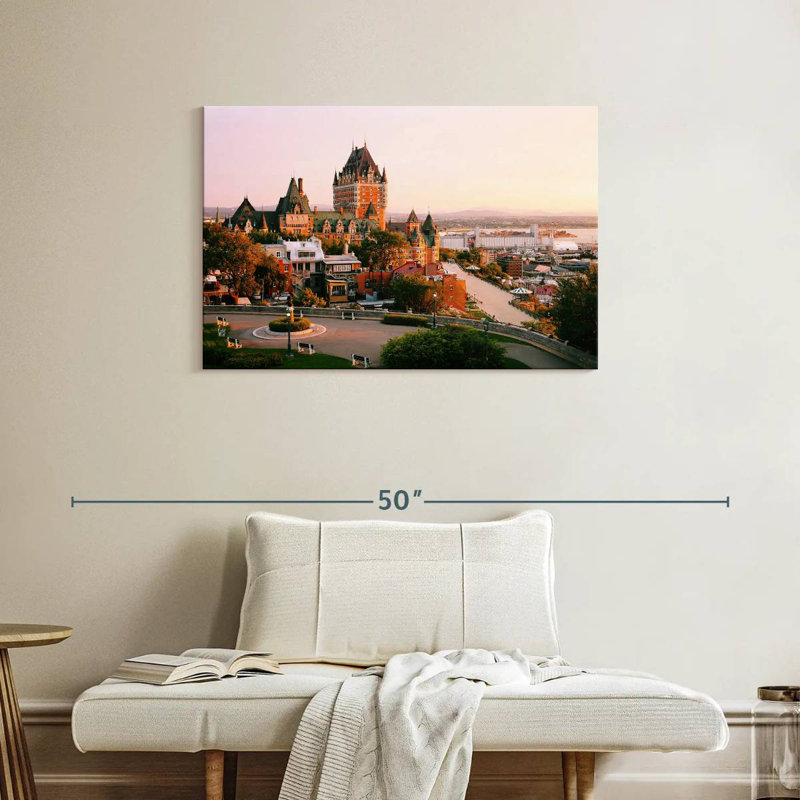 Lilie Québec Château Frontenac, H 24 po x l 36 po