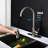 Brushed Nickel Kitchen Faucet With Pull-Out Spray Function, Stainless Steel, Simple Installation Steps Steel Body,-170376437