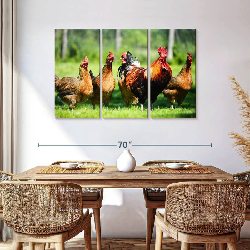 Brampt Outdoor Chickens, 36" H x 57" W