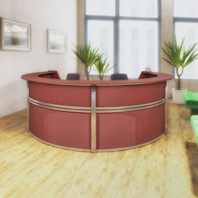 Neshelle Reception Curved Desk Workstation