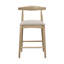 Tabouret de comptoir en tissu galet (sans la table)-356362523-356362525