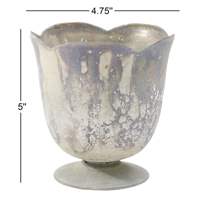Hidalgo 5'' H Glass Tabletop Votive Holder