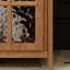 Meuble-lavabo 30 po en bois naturel rétro avec lavabo en céramique 30 po-626011122