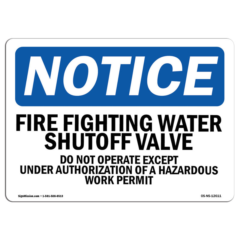 Notice Sign