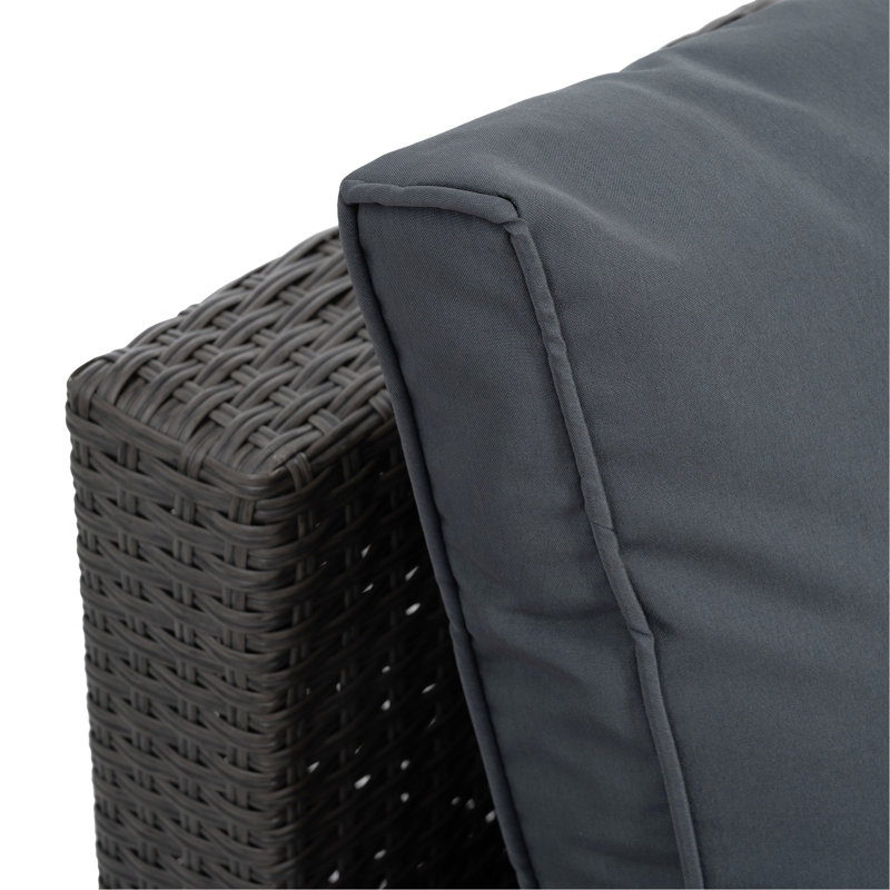 Patio 7 pièces: avec tissu microbien