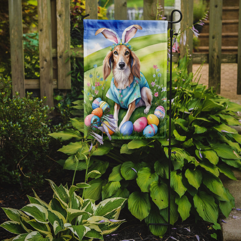 Easter Egg Hunt Double Sided 15.5'' H x 11.25'' W Polyester Easter Garden Flag