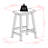 Pratt Street 2 - Person Solid Wood Top Four Leg Dining Set