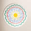 Summer Bliss Handmade Stoneware Appetizer Plate