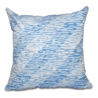 Beach Vacation Knit Square Pillow Cover and Insert