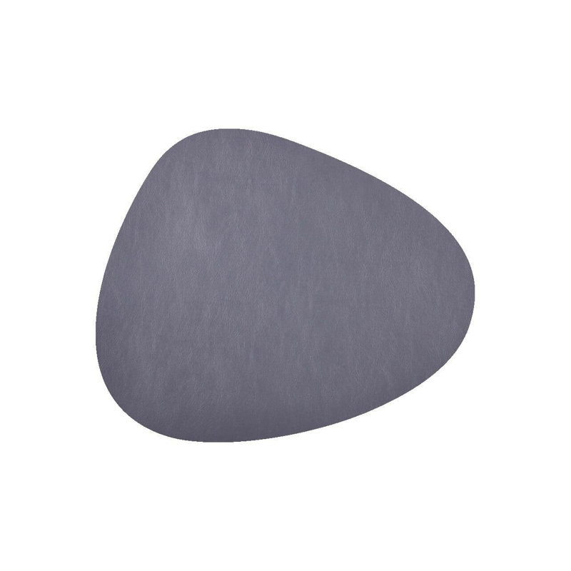 Mattola Placemat, Stone, Taupe, 18.5" X 15.3", Set Of 6, Blue