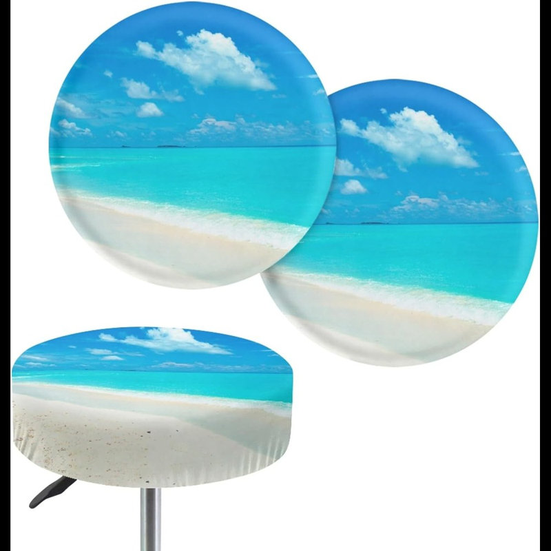 Housse de tabouret de bar Hawaiian Ocean