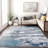 Willington Abstract Gray/Blue Rug-1531088667