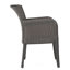 De 2 chaises de salle à manger d'extérieur et d'intérieur en PE - Fabrication en fer, eau, qualité multi brune, P 22,50 po x l 24,50 po, utilisation en H 34 po, fer à repasser, bonne caractéristique,