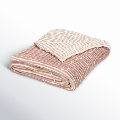Lilia Cotton Knit Throw Blanket
