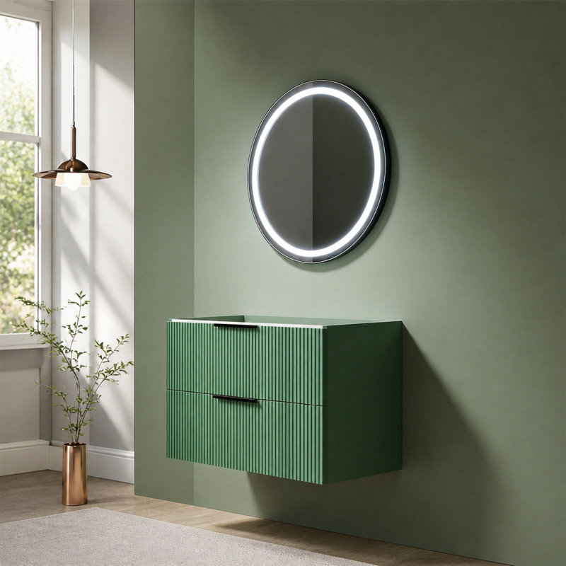 Single Bathroom Vanity with Ceramic Top