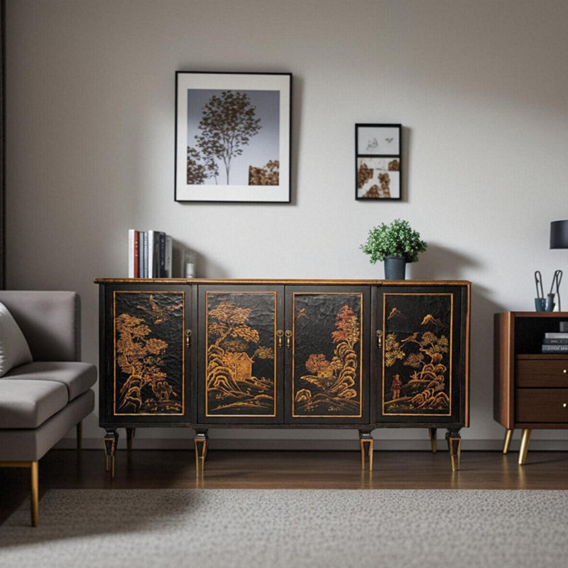 Retro Large-Capacity Sideboard