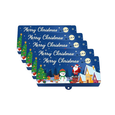 Christmas Decorations Christmas Red Envelope 10 Cards Christmas Surprise Party Red Envelope Money Box - Holiday Gift Storage Christmas 5pc/10pc
