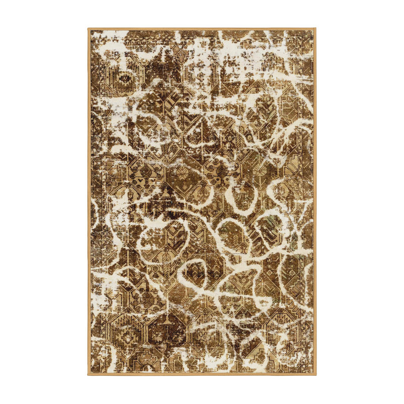 Abstract Indoor Rug, Rectangle 8' x 12'