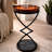 Kent Orange Casted Glass Drink Tablee