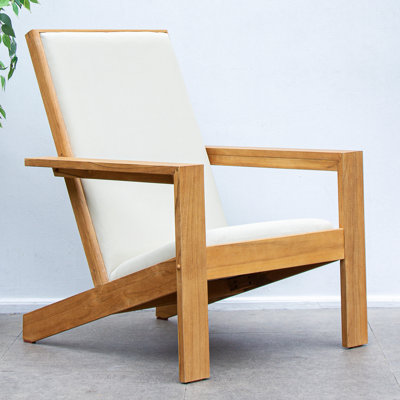 Napa Teak Wood Outdoor Adirondack Chair by Laurel Foundry Modern Farmhouse