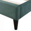 Lit plateforme en tissu d'ameublement-511404792