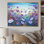 «Purple Morning Glory Flower Field» sur impression sur toile
