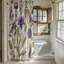 Rideau de douche 1 pièce Violet Blossoms-712543193
