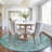 Machine Washable Indoor/Outdoor Xhevrie Aqua Rug-775341031
