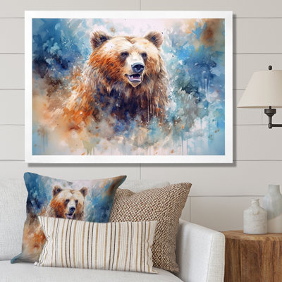 «Majestic Grizzly I» sur toile
