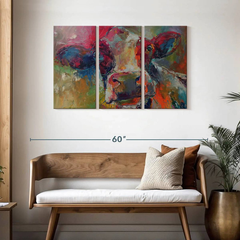 Brampt Cow VIII, 28" H x 45" W