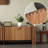 American style creative solid wood TV stand-108967397