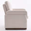 Boucle  Upholstered Accent Chair Wing Back Armchair With Solid Wood Base-922997328