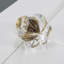 1 3/8" Whirl Round Clear Glass Knob