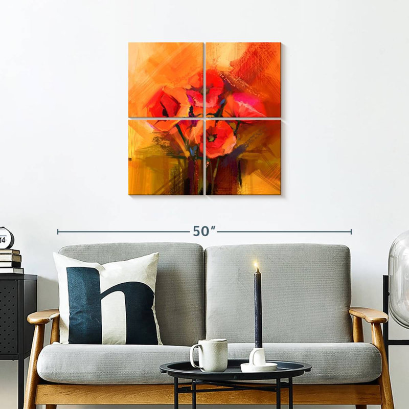 Fleurs d'été Avery, H 26 po x l 26 po