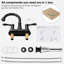 Centerset 2-handle Bathroom Faucet with Drain Assembly-45127785