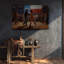 Impression sur toile Texas Windmill - Rustic Farmhouse Wall Art-1186078864
