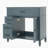 36" Bathroom Vanity with Sink, Blue Bathroom Cabinet with Drawers, Solid Frame and MDF Board, One Package