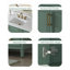 Meuble-lavabo autoportant à simple cuve 48 po avec plateau en pierre Aastha