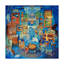 «Blue Room» par Kellene, reproduction de peinture à l'huile sur toile tendue-26108636