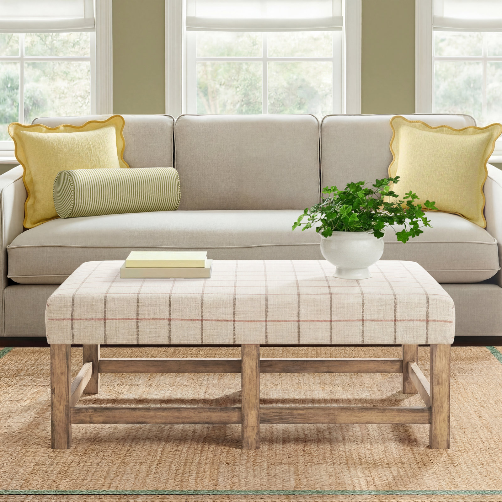 Country Living 48" Oak Coffee Table